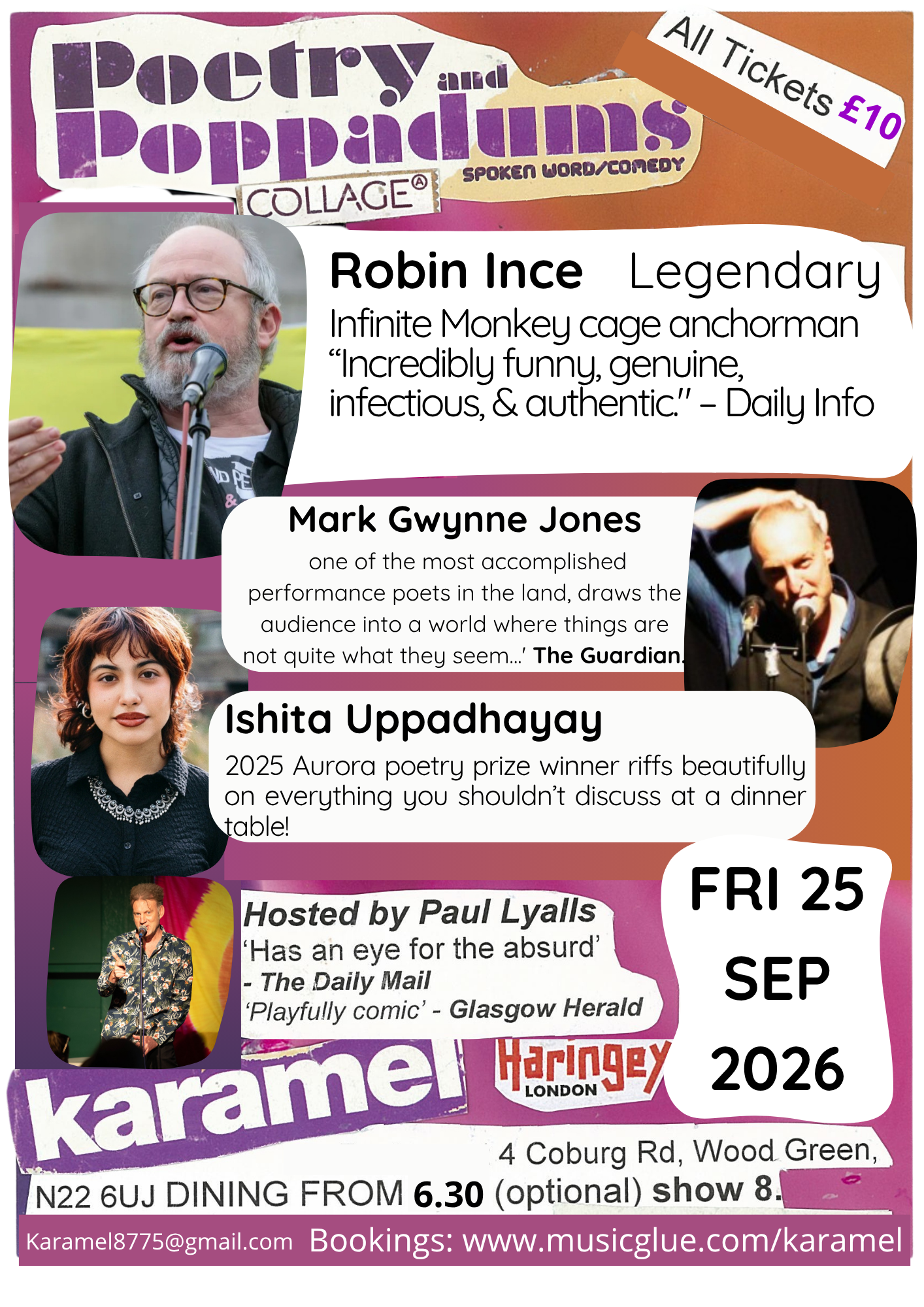 Poetry and Poppadums with Robin Ince